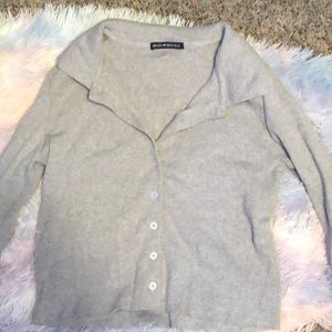 grey long sleeve brandy melville